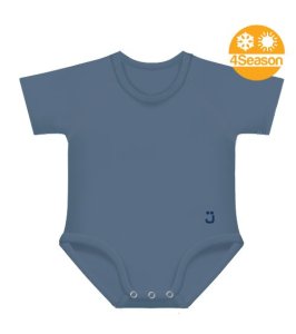 J BIMBI BODY 0-36M BIO COTTON 4SEASON BLU
