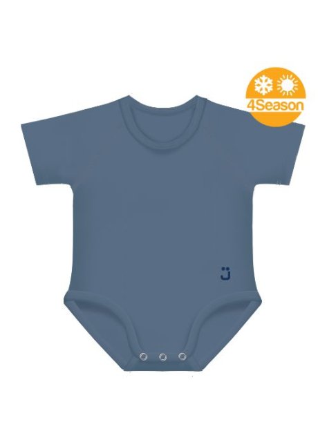 J BIMBI BODY 0-36M BIO COTTON 4SEASON BLU