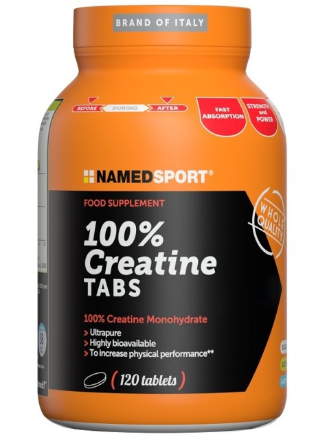 100% CREATINE TABS 120CPR