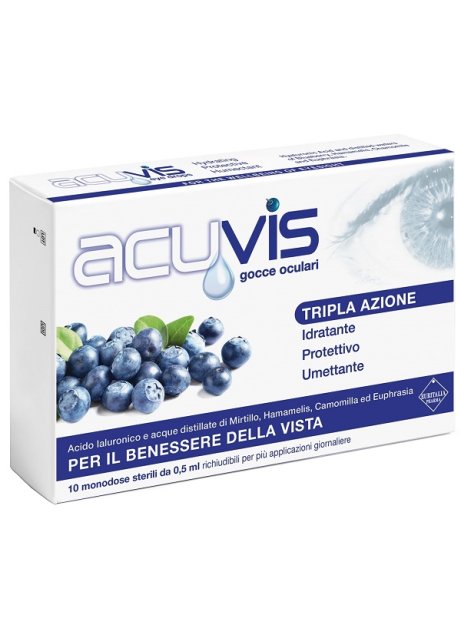 ACUVIS GOCCE OCUL 10FL 0,5ML