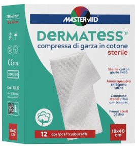 DERMATESS COT GARZA 18X40 12PZ
