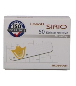 STRISCE MISURAZIONE GLICEMIA LINEA D SIRIO 50 PEZZI