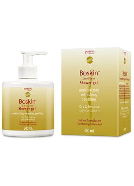 BOSKIN DOCCIA GEL EMOLLIENTE CUOIO CAPELLUTO E PELLE 300 ML