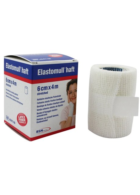 BENDA ELASTICA AUTOADESIVA ELASTOMULL HAFT BLU 6X400 CM