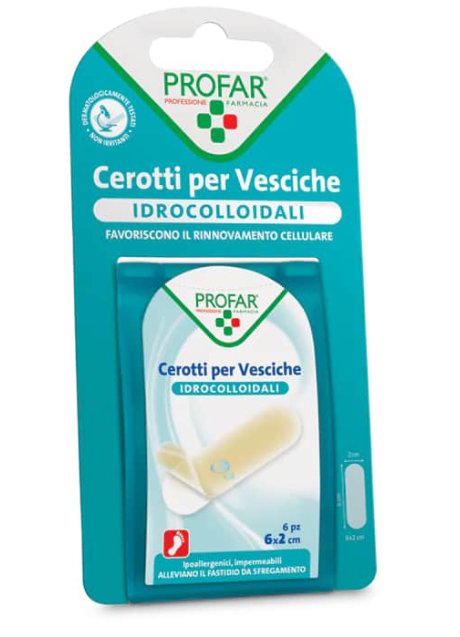CEROTTO IDROCOLLOIDALE PROFAR MED 20X60 6 PEZZI