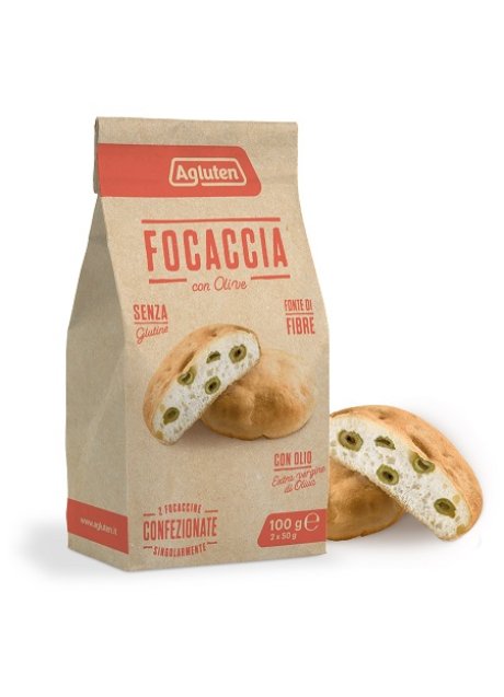 AGLUTEN FOCACCIA OLIVE 100G