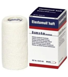 BENDA ELASTICA AUTOADESIVA ELASTOMULL HAFT BLU 8X400 CM