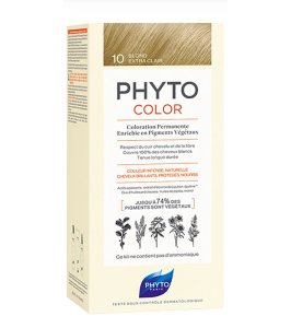 PHYTOCOLOR 10 BIONDO CHIARISSIMO EXTRA LATTE 50 ML + CREMA 50 ML + MASCHERA 12 ML