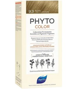 PHYTOCOLOR 9,3 BIONDO CHIARISSIMO DORATO LATTE 50 ML + CREMA50 ML + MASCHERA 12 ML