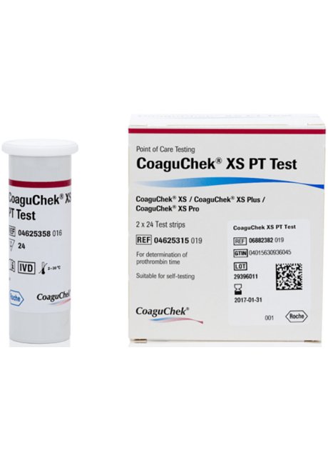 COAGUCHEK XS PT 2X24 TEST