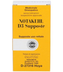 NOTAKEHL D3 10 SUPPOSTE 2G SANUM