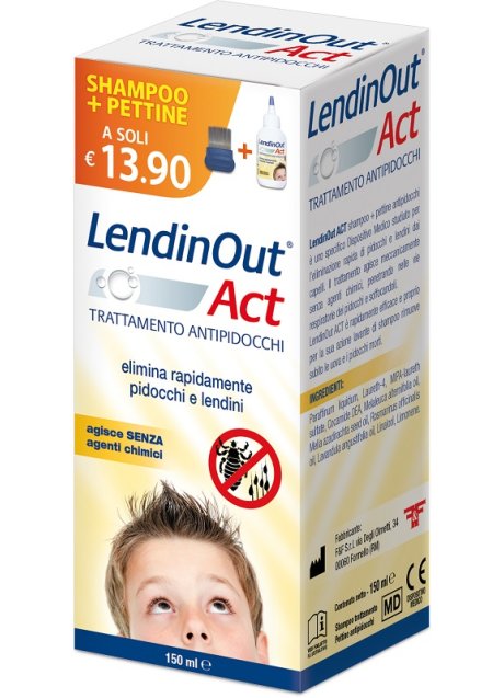 LENDINOUT ACT A/PIDOCCHI 150ML