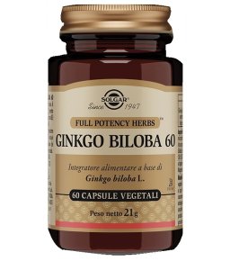 GINKGO BILOBA 60 60VEGICPS SOLG