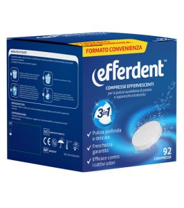 EFFERDENT EFFERVESCENTI 92CPR