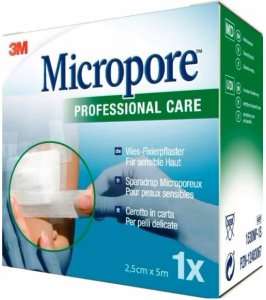 MICROPORE SURG T M5X25MM RE 3M