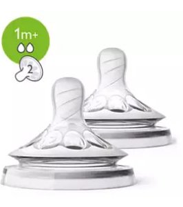 AVENT  TETT NAT FL LENT 2FO 4227