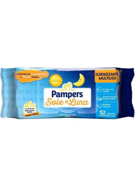 PAMPERS WIPES SOLE&LUNA 30BUST