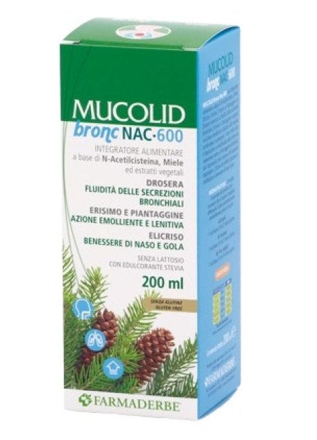 MUCOLID BRONC NAC 600 200ML