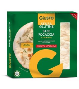 GIUSTO FONDO FOCACCIA ROSM.130GR