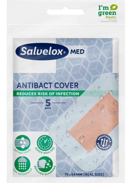 SALVELOX MED ANTIBACTCOVER 5P