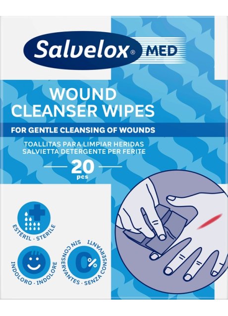 SALVELOX MED WOUND CLEAN WIPES