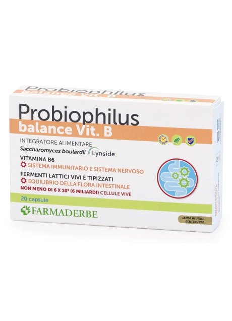 PROBIOPHILUS BALANCE VIT B 20