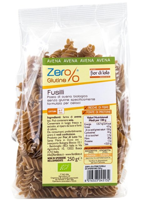 FUSILLI DI AVENA 250G