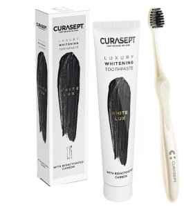 CURASEPT WHITE LUXURY WHITENING DENTIFRICIO 75 ML + SPAZZOLINO