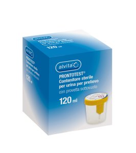 CONTENITORE URINE ALVITA PRONTOTEST PRELIEVO SOTTOVUOTO 120ML 1 PEZZO