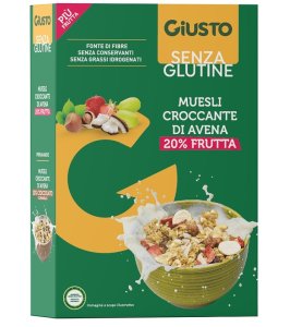 GIUSTO S/G MUESLI AVE/FRUT275G