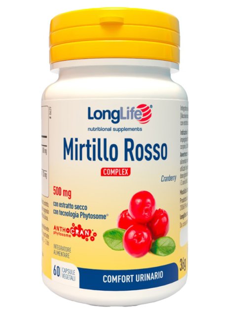 LONGLIFE MIRTILLO ROSSO COMPLEX 60 CAPSULE VEGETALI
