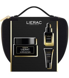 LIERAC TROUSSE NATALE PREMIUM VOLUPTUEUSE 50 ML + MINI SIERO13 ML + MINI CONTORNO OCCHI 5 ML 2024