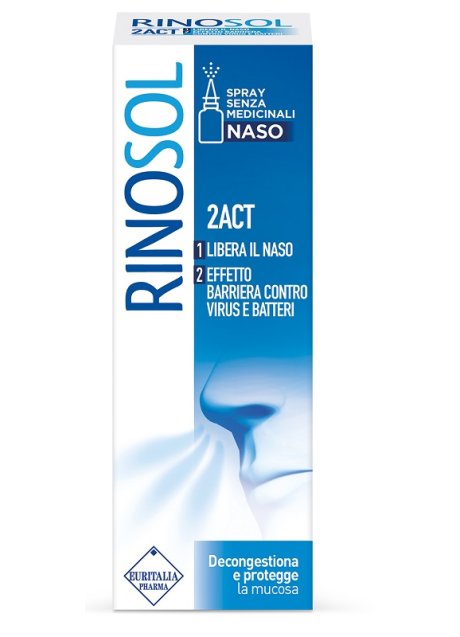 RINOSOL 2ACT SPRAY NASALE 15ML