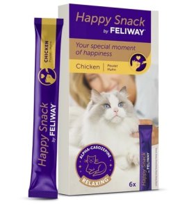 V FELIWAY HAPPY SNACK POLLO 6STK
