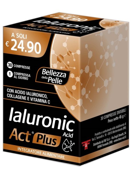 IALURONIC ACID ACT PLUS 30CPR