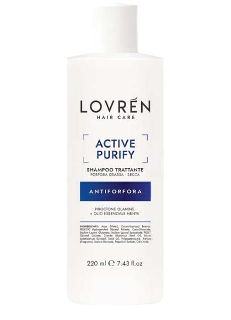 LOVREN HAIR CARE ACTIVE PURIFY SHAMPOO TRATTANTE 220 ML