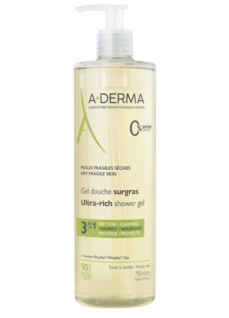 ADERMA SURGRAS GEL DOCCIA 750ML