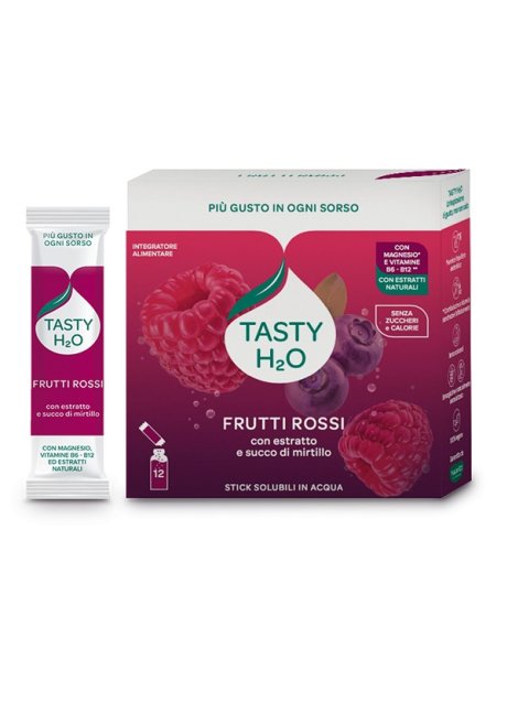 TASTY H2O FRUTTI ROSSI 12STICK