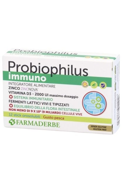 PROBIOPHILUS IMMUNO 12STICKPAC