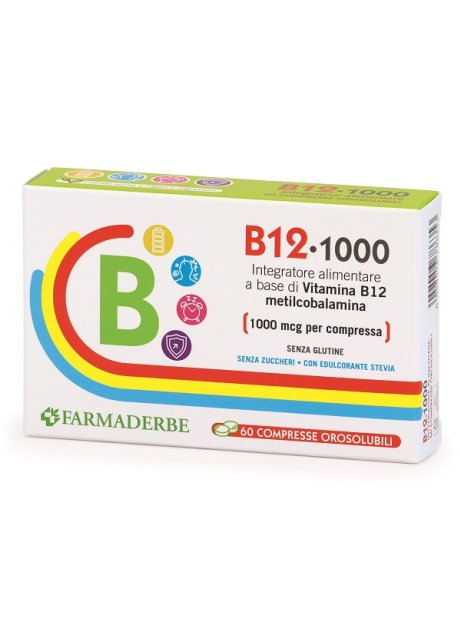 B12 1000 60CPR OROSOLUBILI