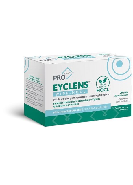 EYCLENS WIPE HOCL 20BUST