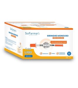 SIRINGA INSULINA 1ML 30PZ SF+