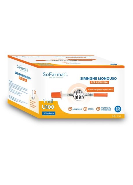 SIRINGA INSULINA 1ML 30PZ SF+