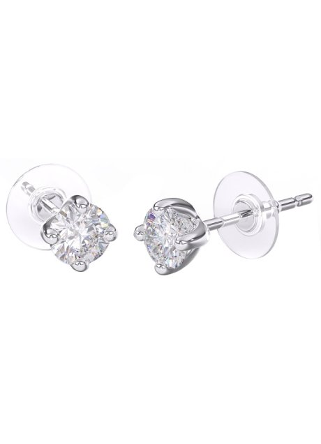 BJT392 ORECCHINO QUEEN CATHERINE 4MM STAINLESS STEEL