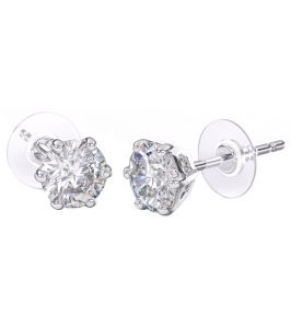 BJT394 ORECCHINO QUEEN CHARLOTTE 5MM STAINLESS STEEL