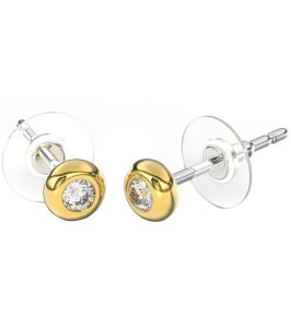 BJT396 ORECCHINO QUEEN RANIA 4MM GOLD PLATED