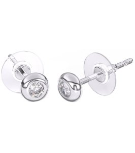 BJT397 ORECCHINO QUEEN RANIA 4MM STAINLESS STEEL