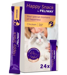 V FELIWAY HAPPY SNACK POLLO 24ST