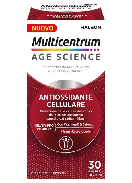 MULTICENTRUM AGE SCIENCE ANTIOSSIDANTE CELLULARE 30 CAPSULE