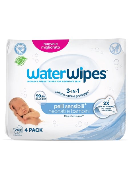 WATERWIPES BIO 4X60PZ